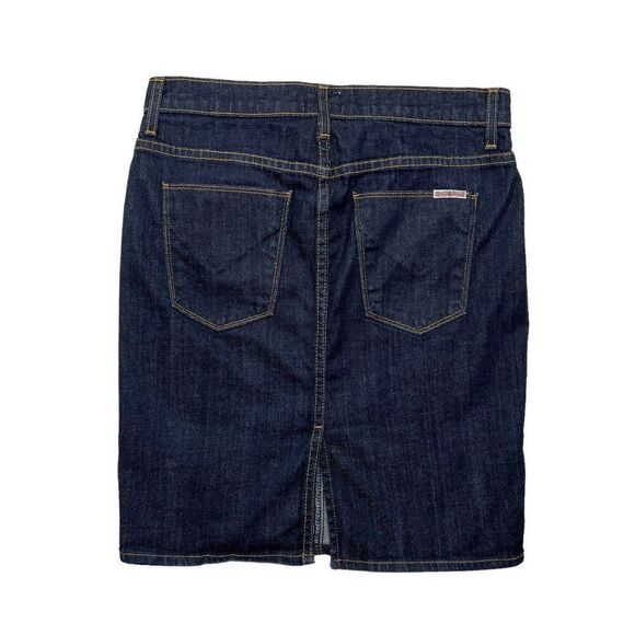 Hudson Skirt Women's Size 26 Dark Wash Denim Jean Skirt - Picture 5 of 10